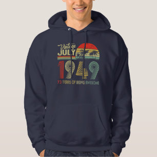 Sudadera Impresionante desde julio de 1949 Cumpleaños 73 añ