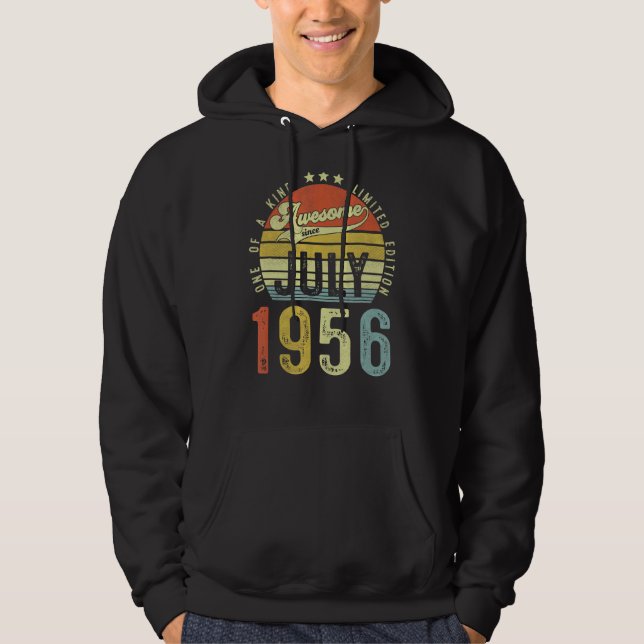 Sudadera Impresionante desde julio de 1956, 66º cumpleaños  (Anverso)