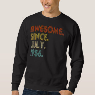 Sudadera Impresionante desde julio de 1956 Vintage 66th Bir