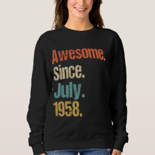 Sudadera Impresionante desde julio de 1958 64ª cosecha de c