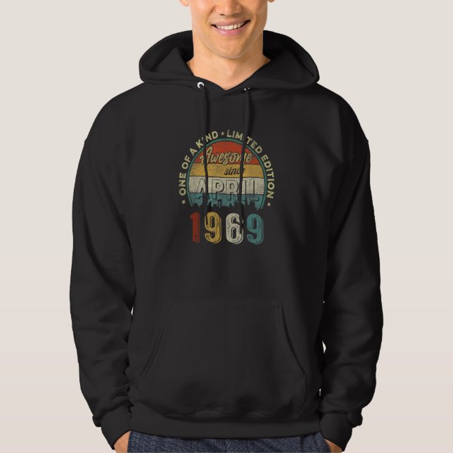 Sudadera Impresionante desde julio de 1969 Viñeta 53 cumple (Anverso)