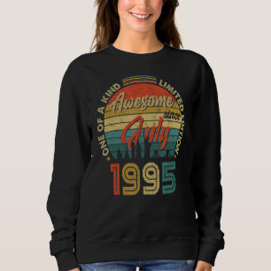 Sudadera Impresionante desde julio de 1995 Vintage cumpleañ