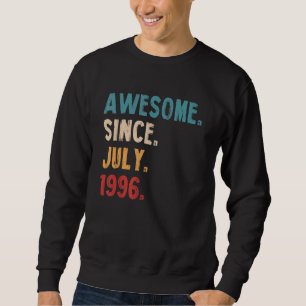 Sudadera Impresionante desde julio de 1996 Vintage cumpleañ