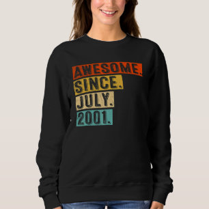 Sudadera Impresionante desde julio de 2001 Vintage cumpleañ