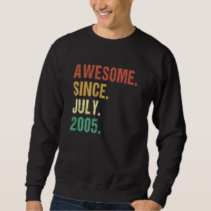 Sudadera Impresionante desde julio de 2005 17º cumpleaños 1