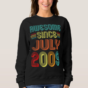 Sudadera Impresionante desde julio de 2009 Vintage 13 años