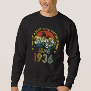 Sudadera Impresionante desde junio de 1936 86 años de edad 