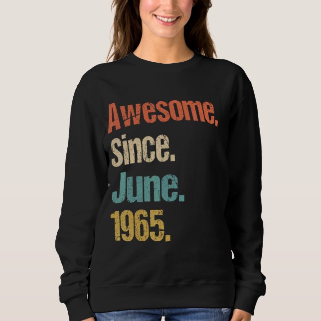 Sudadera Impresionante desde junio de 1965 57ª cosecha de c (Anverso)