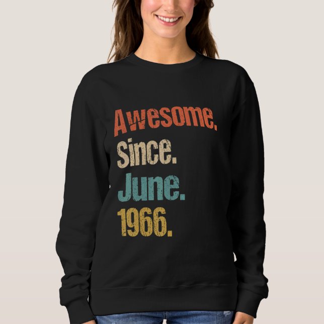 Sudadera Impresionante desde junio de 1966 56ª cosecha de c (Anverso)