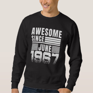 Sudadera Impresionante desde junio de 1967 55º cumpleaños