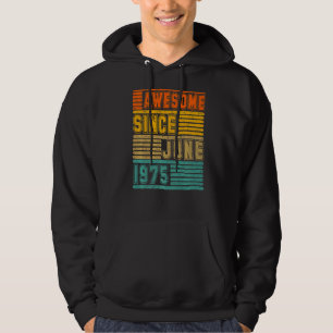 Sudadera Impresionante Desde Junio De 1975 Vintage 47 Hombr