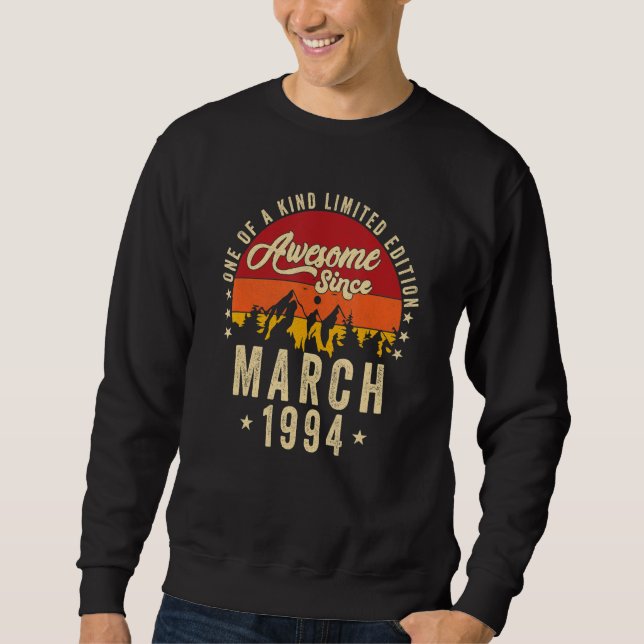 Sudadera Impresionante desde marzo de 1994 Viejo Cumpleaños (Anverso)