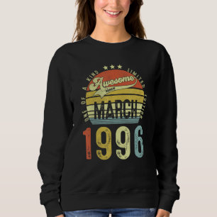Sudadera Impresionante desde marzo de 1996 Vintage 26th Bir