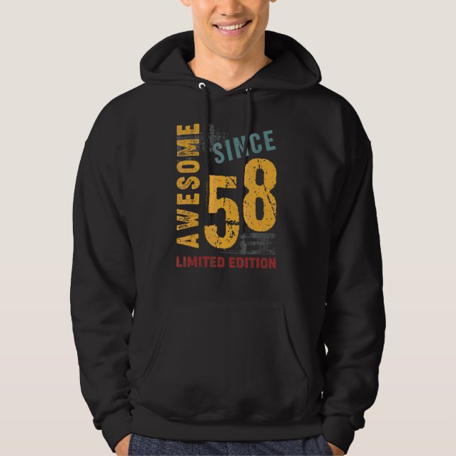 Sudadera Impresionante desde mayo de 1958 por 64 años de ed (Anverso)
