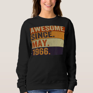 Sudadera Impresionante desde mayo de 1966 56º cumpleaños re
