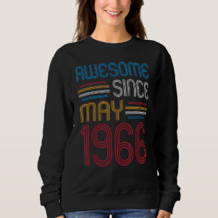 Sudadera Impresionante desde mayo de 1966 cumpleaños de 56 