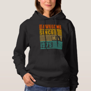 Sudadera Impresionante Desde Mayo De 1975 Vintage 47 Hombre