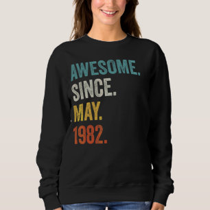 Sudadera Impresionante desde mayo de 1982 40º cumpleaños