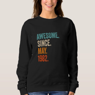 Sudadera Impresionante desde mayo de 1982 41º cumpleaños