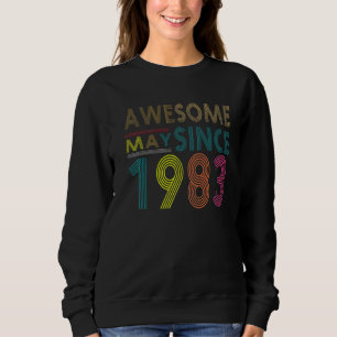 Sudadera Impresionante Desde Mayo Nacido En 1983 Vintage 39