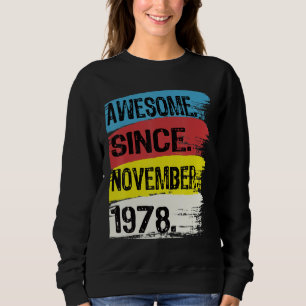 Sudadera Impresionante desde noviembre de 1978 Escorpio Sag