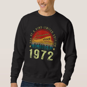 Sudadera Impresionante desde octubre de 1972 50 años de cum