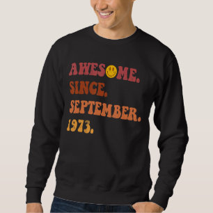 Sudadera Impresionante desde septiembre de 1973 Retro Groov