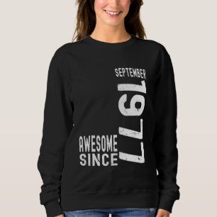 Sudadera Impresionante Desde Septiembre De 1977 Nacido En 1