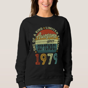 Sudadera Impresionante desde septiembre de 1979 43 años de 