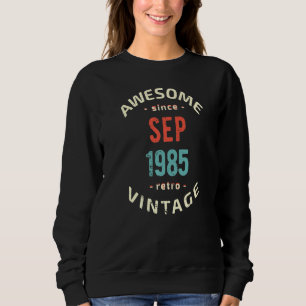 Sudadera Impresionante desde septiembre de 1985 retro vinta
