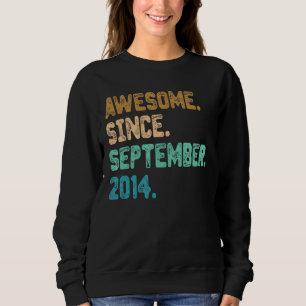 Sudadera Impresionante desde septiembre de 2014 Viejo Cumpl