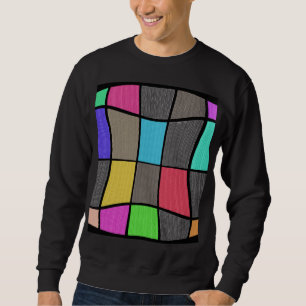 Sudadera Impresionante diseño moderno estilo Mondrian