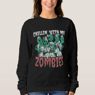 Sudadera Impresionante Disfraz de Chicas Zombies Espeluznan