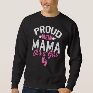 Sudadera Impresionante Guay Orgullosa nueva mamá es un rev 