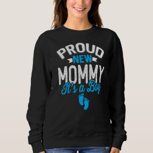 Sudadera Impresionante Guay Orgullosa nueva mami es un niño
