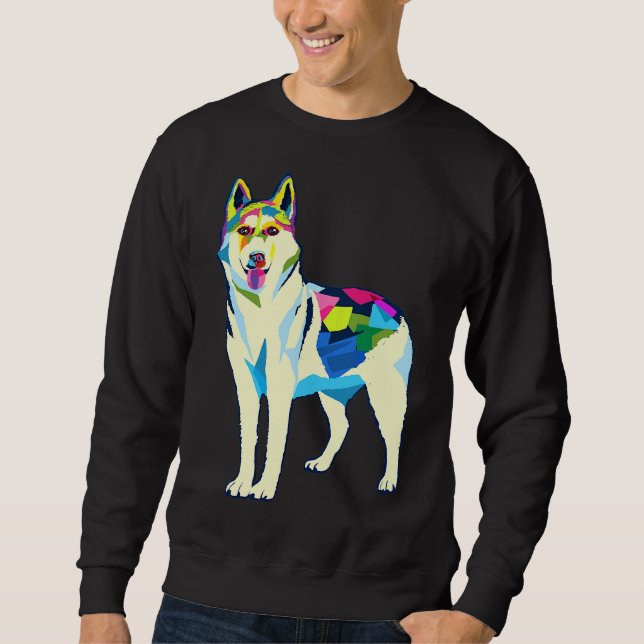 Sudadera Impresionante Husky Siberian Husky Husky (Anverso)