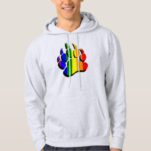 Sudadera Impresionante Oso Gay Arcoíris HUELLA DE PAW