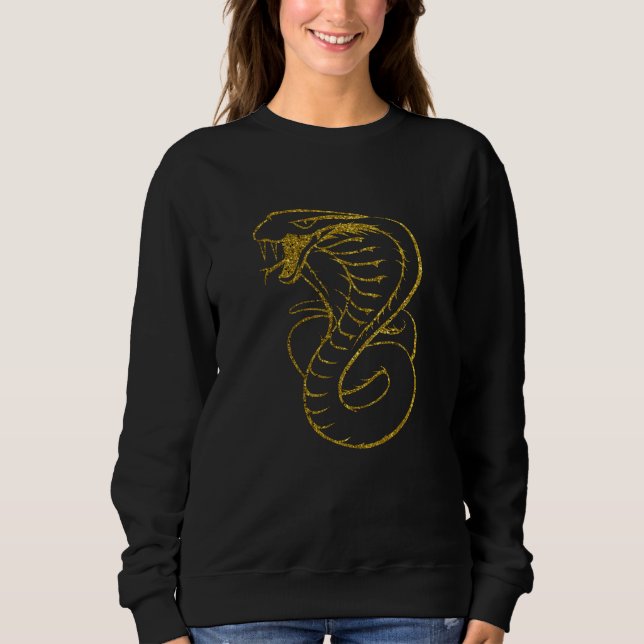 Sudadera Impresionante Serpiente Rey Cobra (Anverso)