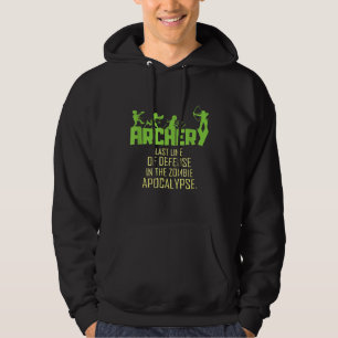 Sudadera Impresionante tiro de arco zombi para hombres muje