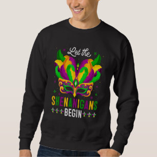 Sudadera Impresionante Traje De Máscara Que Dejen Que Las M