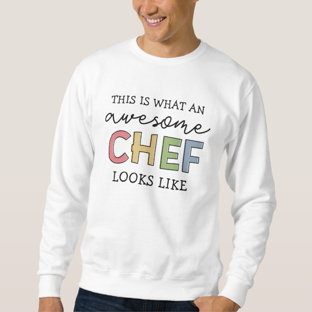 Sudadera Impresionantes regalos de chef | Mejor Chef De Reg (Anverso)