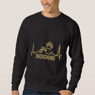 Sudadera Impresiones de la pintura de perro de Dachshund