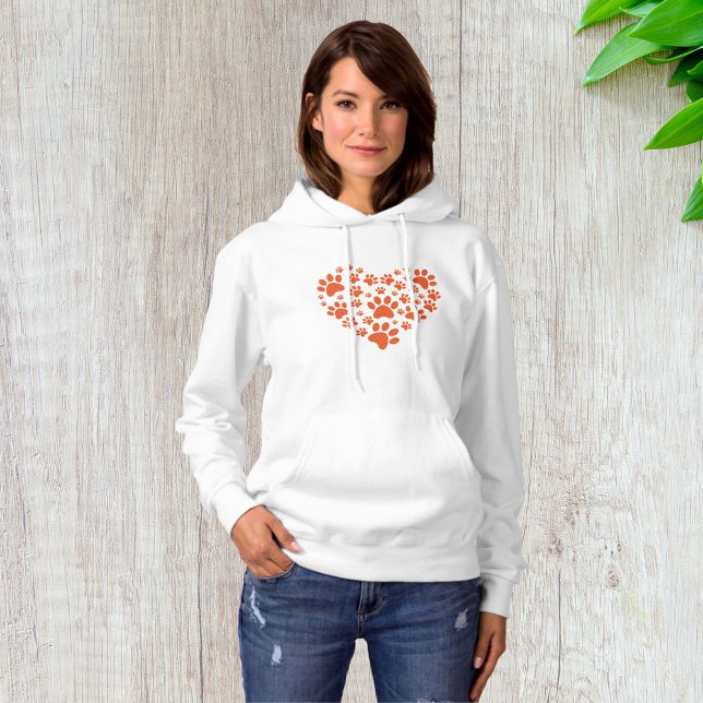 Sudadera Impresiones de pintas en forma de corazón (Subido por el creador)