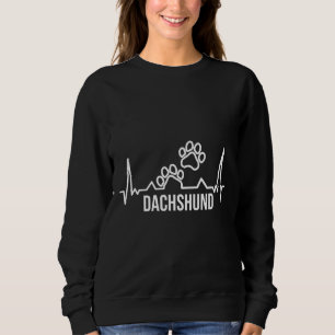 Sudadera Impresiones de pintura para perros de Dachshund pa