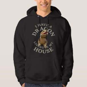 Sudadera Imprimir dragón barbudo reptiles Pogona Barbata La