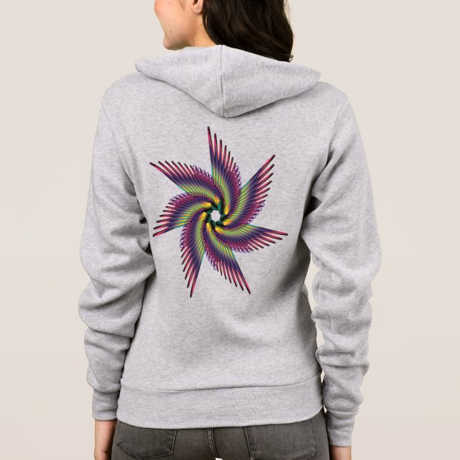 Sudadera imprimir mujeres (Reverso)