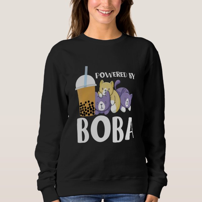 Sudadera Impulsado por Boba Bubble Tea (Anverso)