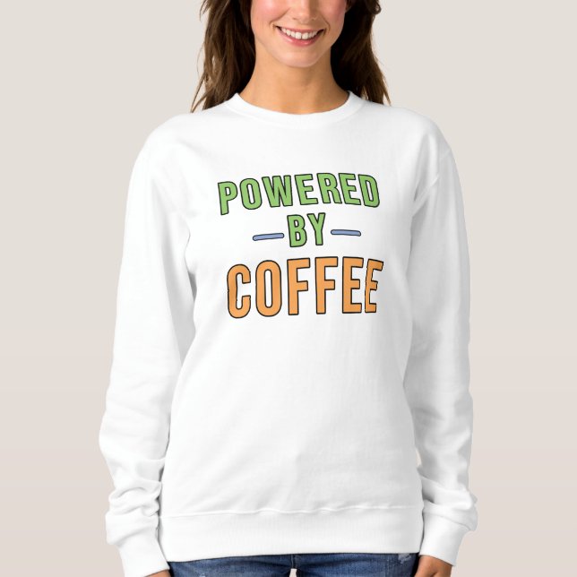 Sudadera Impulsado por Café (Anverso)