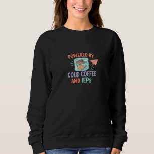 Sudadera Impulsado por café frío y planes educativos indivi