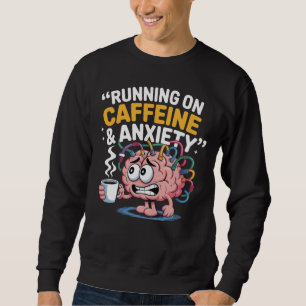 Sudadera Impulsado por Café y Caos Café Café Adicto